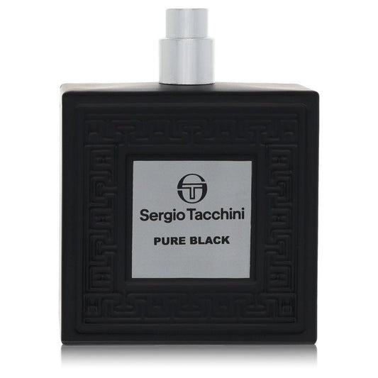 Sergio Tacchini Pure Black by Sergio Tacchini Eau De Toilette Spray (Tester) 3.4 oz (Men)