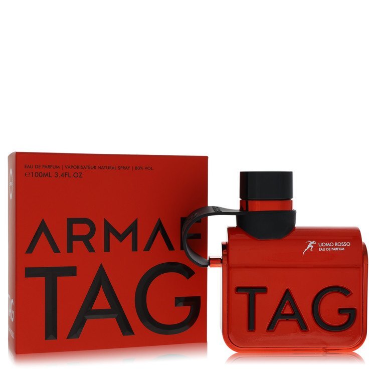 Armaf Tag Uomo Rosso – Warm Spicy Amber Fragrance | 3.4 oz EDP