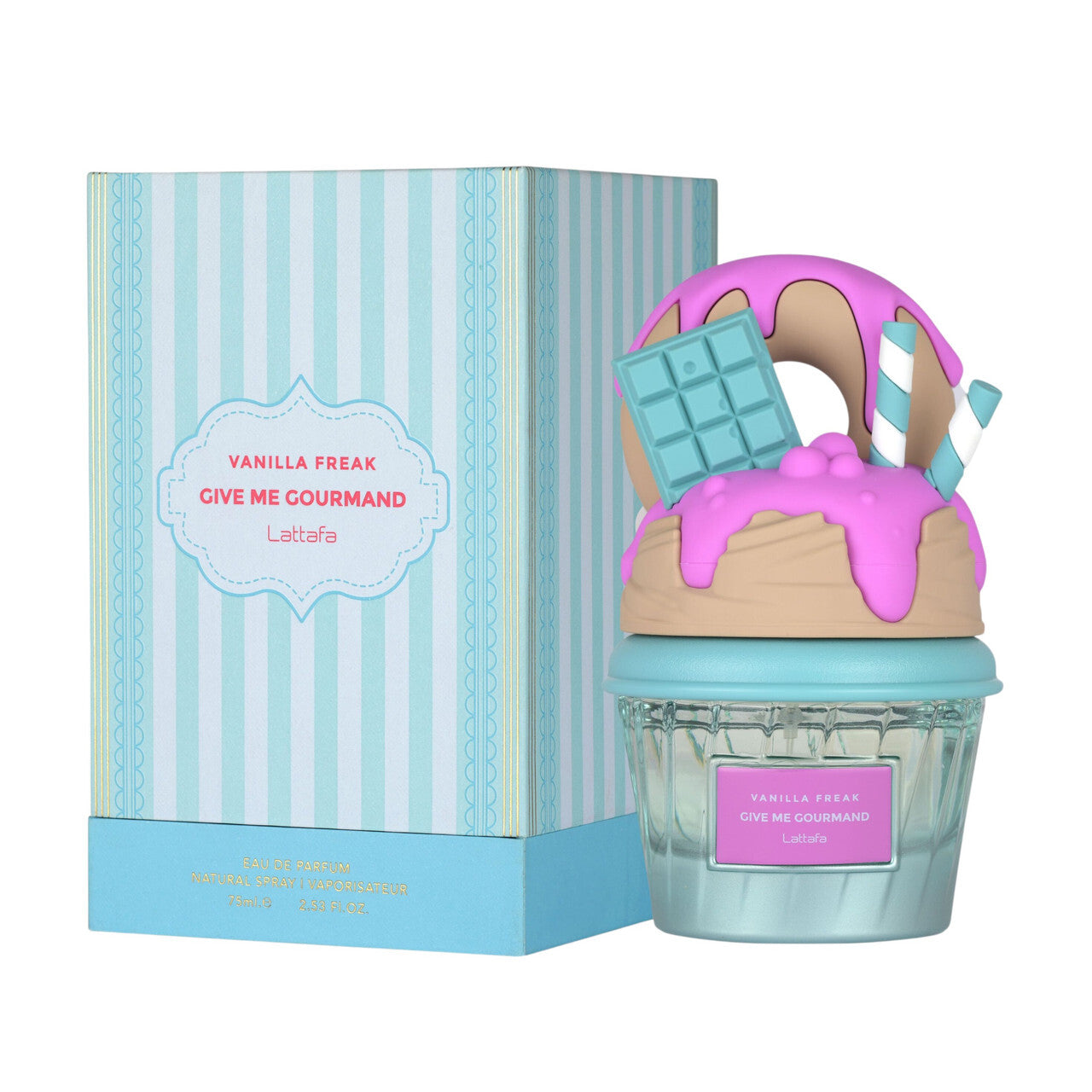 Lattafa give me gourmand vanilla freak 2.53 eau de parfum spray