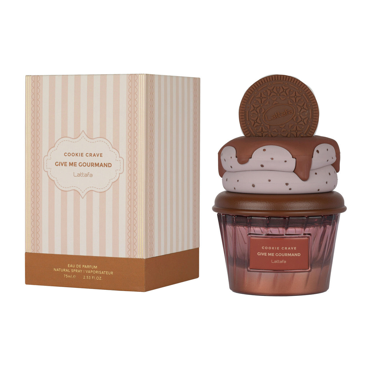 Lattafa give me gourmand cookie crave 2.53 eau de parfum spray