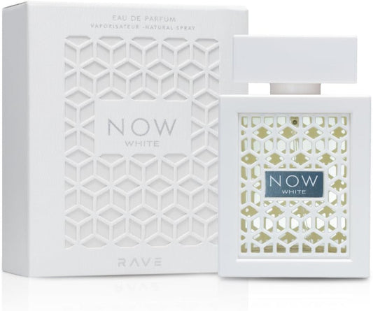 Lattafa Rave Now White – Fresh Fruity Musk Fragrance | 3.4 oz EDP