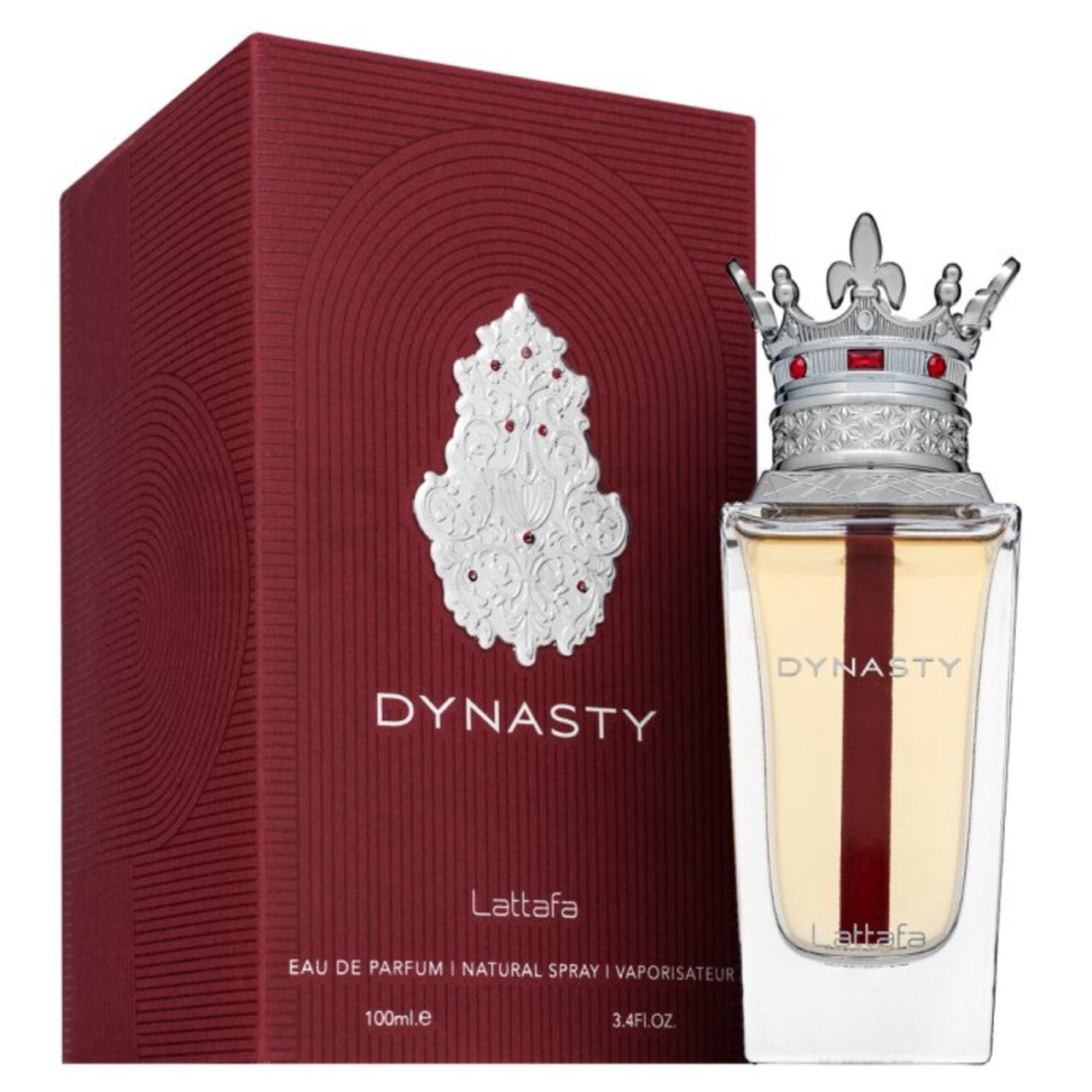 Lattafa Dynasty – Fresh Amber Woody Fragrance | 3.4 oz EDP