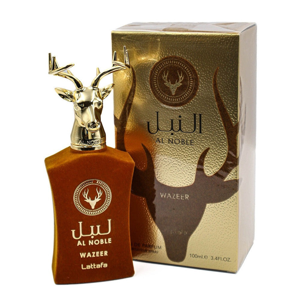 Lattafa Al Noble Wazeer – Smoky Woody Spice Fragrance | 3.4 oz EDP